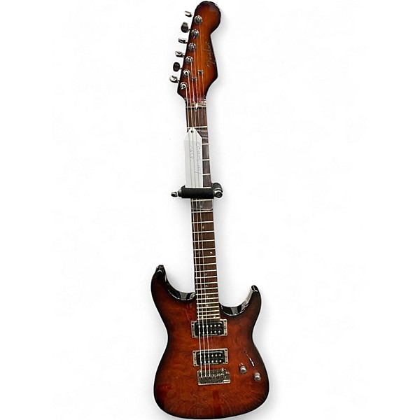 Used Fender Showmaster 2 Tone Sunburst Solid Body Electric Guitar