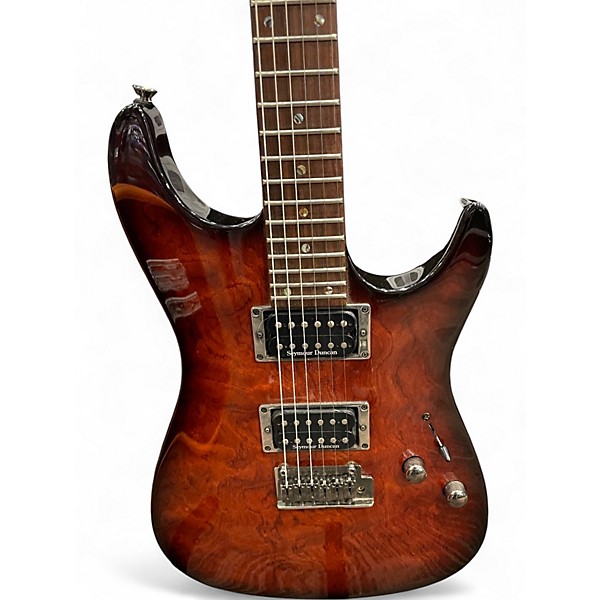 Used Fender Showmaster 2 Tone Sunburst Solid Body Electric Guitar