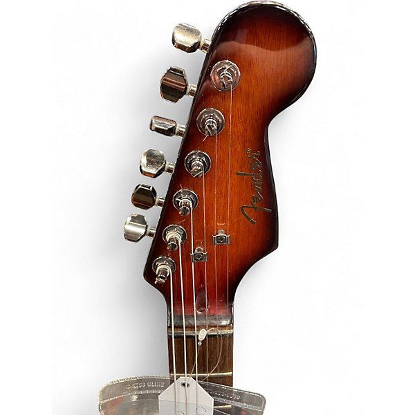 Used Fender Showmaster 2 Tone Sunburst Solid Body Electric Guitar