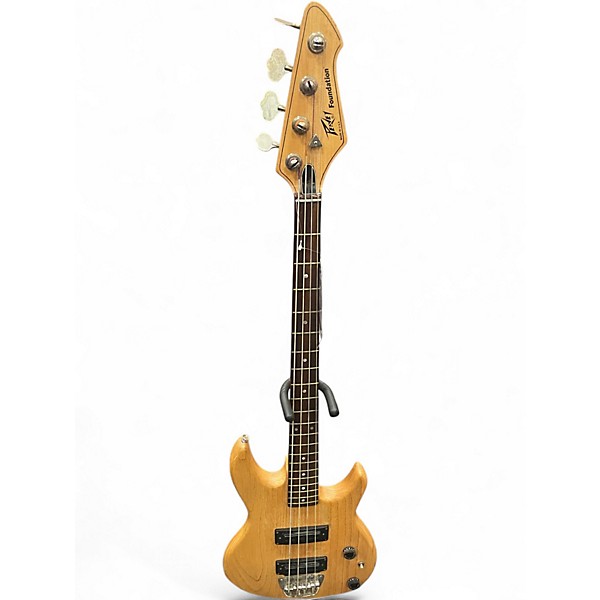 Vintage 1985 Peavey Foundation Natural Electric Bass Guitar