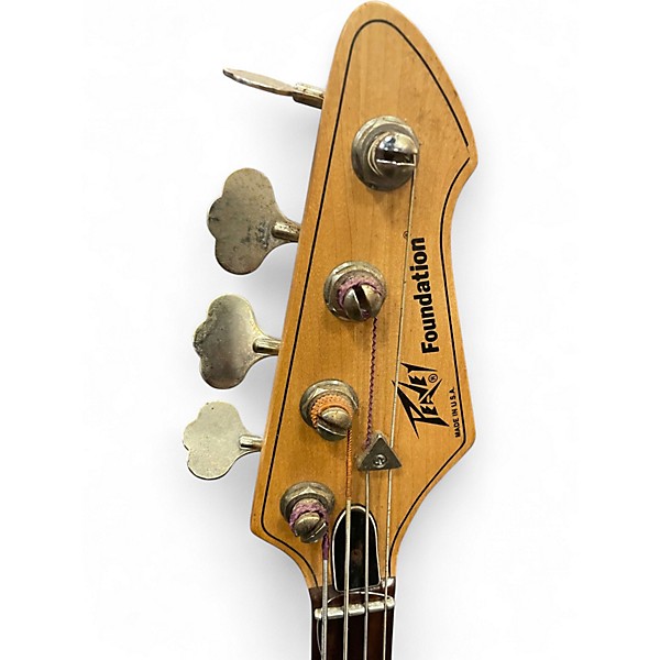 Vintage 1985 Peavey Foundation Natural Electric Bass Guitar