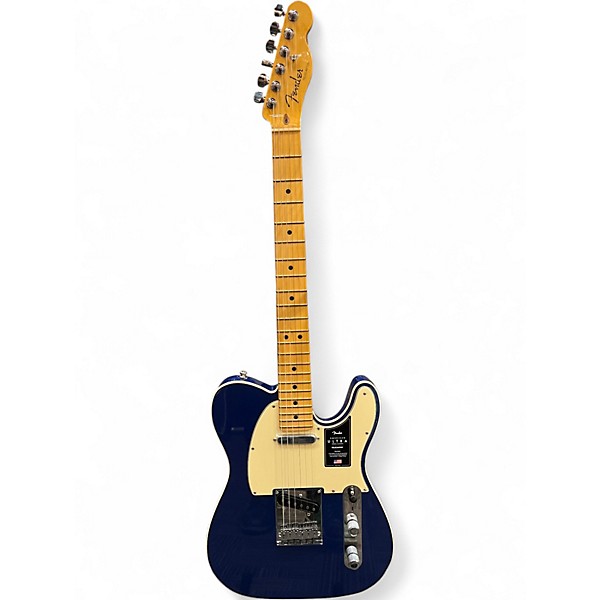 Used Fender American Ultra Telecaster Blue Solid Body Electric Guitar