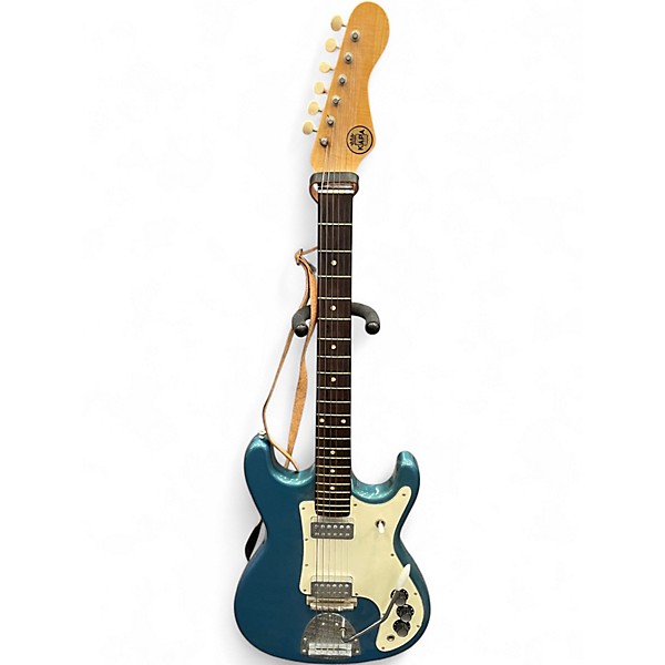Vintage 1960s Kapa Challenger Blue Solid Body Electric Guitar