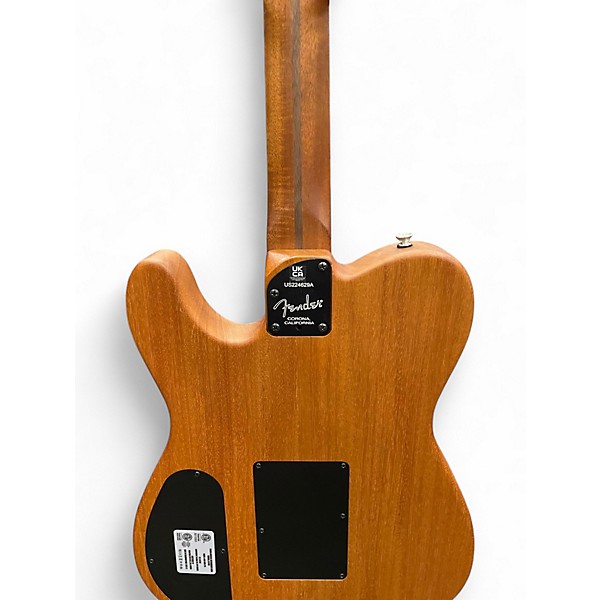 Used Fender Acoustasonic Player Telecaster Vintage Natural Acoustic Electric Guitar