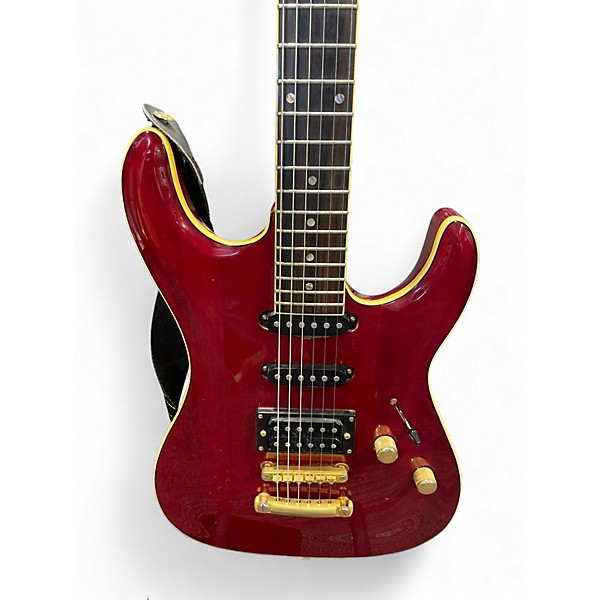Used Samick SMX3 Candy Apple Red Solid Body Electric Guitar