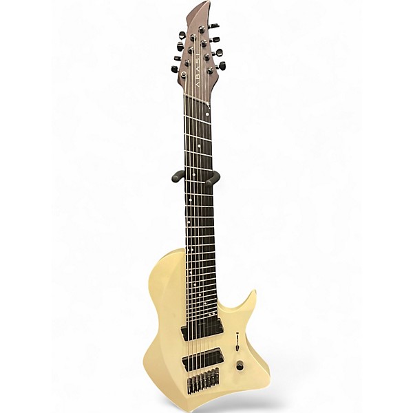 Used ABASI LARADA White Solid Body Electric Guitar