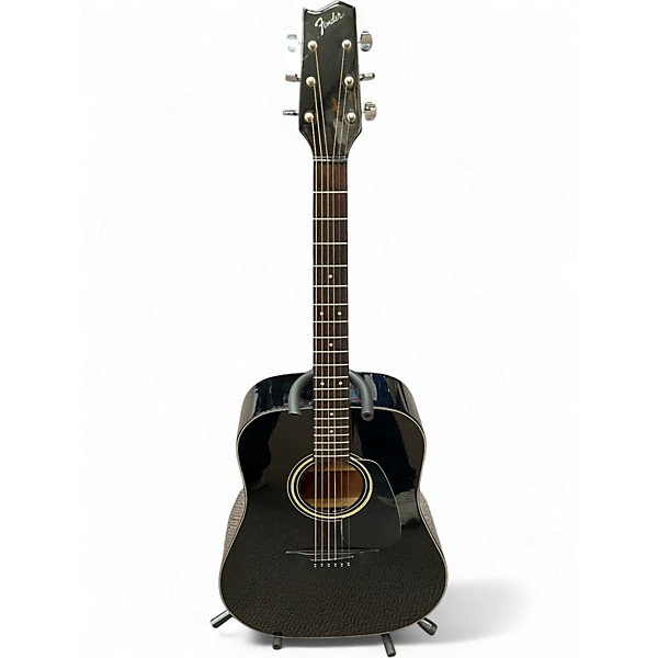 Used Fender gemini 3 Black Acoustic Guitar
