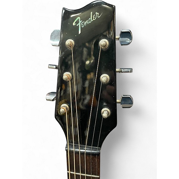 Used Fender gemini 3 Black Acoustic Guitar