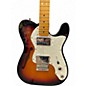 Used Squier thinline telecaster 2 Color Sunburst Solid Body Electric Guitar