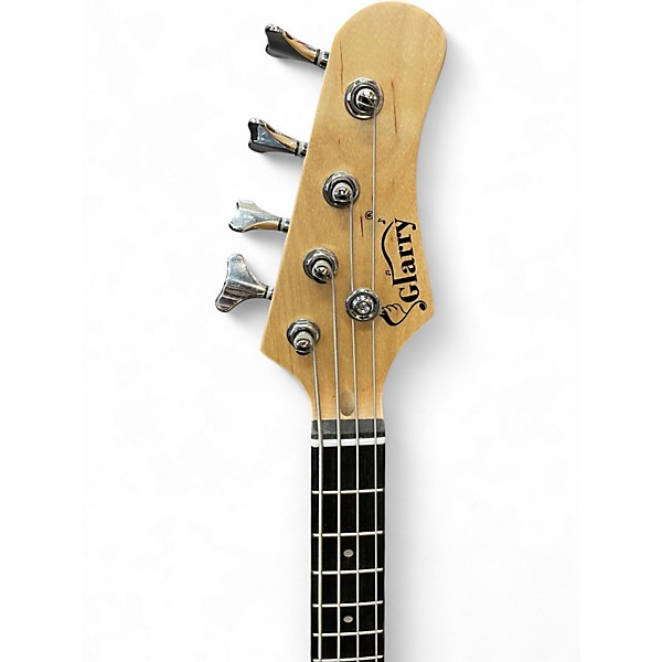 Used Glarry gp Cherry Electric Bass Guitar