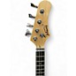 Used Glarry gp Cherry Electric Bass Guitar