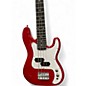 Used Glarry gp Cherry Electric Bass Guitar