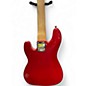 Used Glarry gp Cherry Electric Bass Guitar
