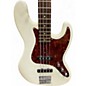 Used Schecter Guitar Research Diamond P Custom Classic White Electric Bass Guitar
