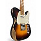 Used Fender Custom Shop 53' Heavy Relic Telecaster 2 Tone Sunburst Solid Body Electric Guitar