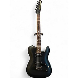Used 2002 Squier Double Fat Telecaster Deluxe Altantic Metallic Blue Solid Body Electric Guitar