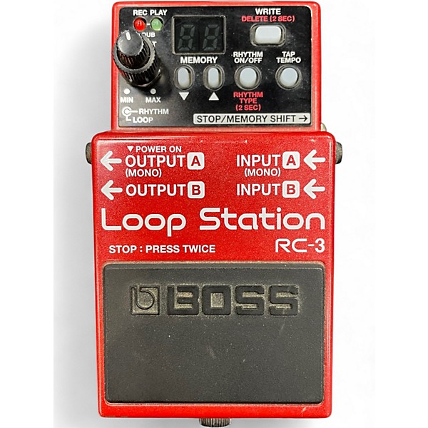 Used BOSS RC3 Loop Station Pedal