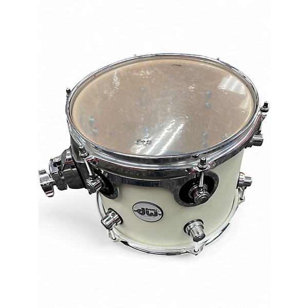 Used DW 5 Piece Design Series Classic White Drum Kit