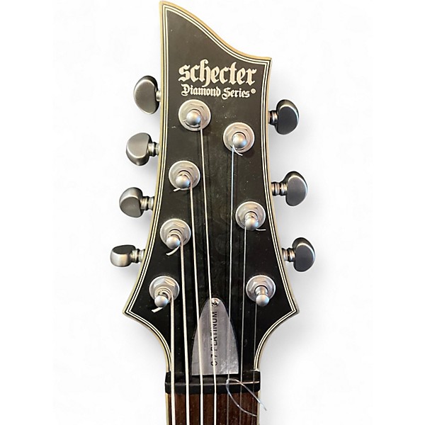 Used Schecter Guitar Research C7 Platinum Black Solid Body Electric Guitar
