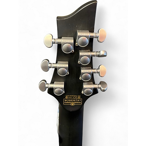 Used Schecter Guitar Research C7 Platinum Black Solid Body Electric Guitar