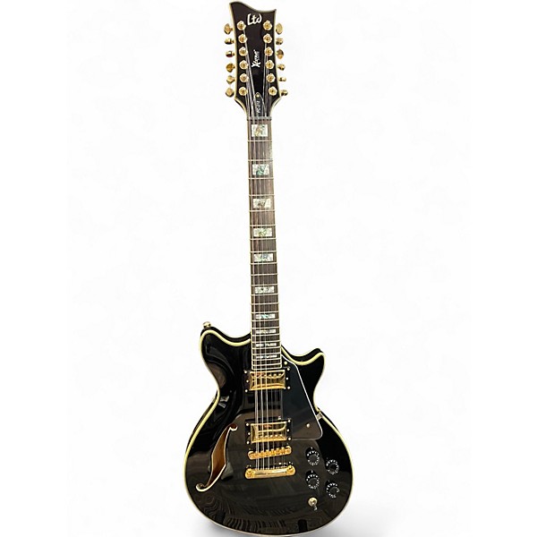 Used ESP LTD Xtone PC2 12 String Black Solid Body Electric Guitar