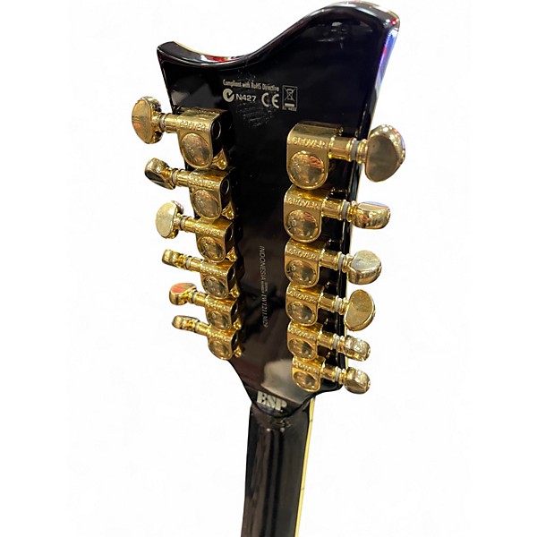 Used ESP LTD Xtone PC2 12 String Black Solid Body Electric Guitar