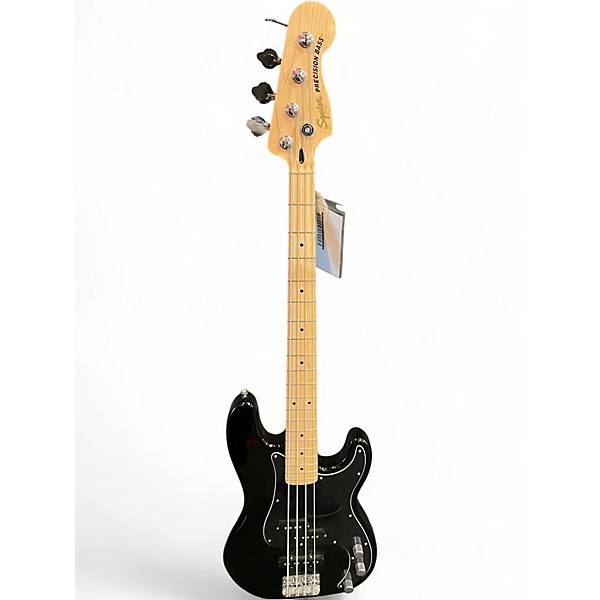 Used Squier Affinity Series Precision Bass PJ Black Electric Bass Guitar
