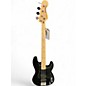 Used Squier Affinity Series Precision Bass PJ Black Electric Bass Guitar thumbnail