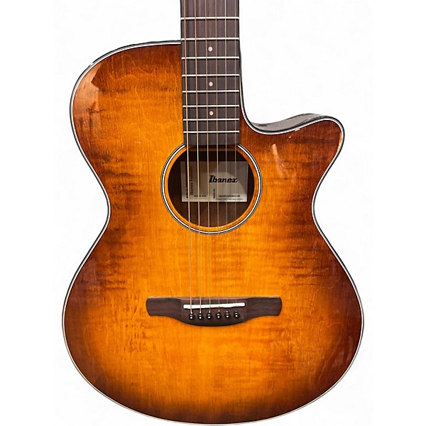 Used Ibanez AEG70 Tobacco Burst Acoustic Electric Guitar