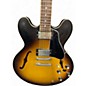 Used Gibson ES335 Satin 3 Color Sunburst Hollow Body Electric Guitar