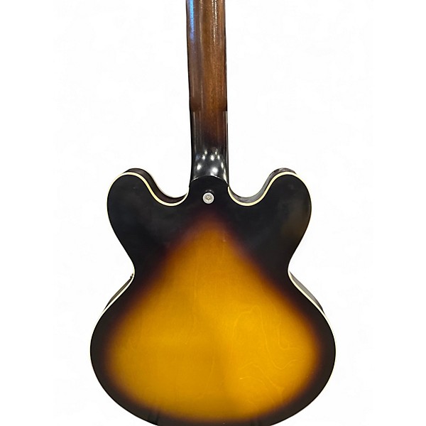 Used Gibson ES335 Satin 3 Color Sunburst Hollow Body Electric Guitar
