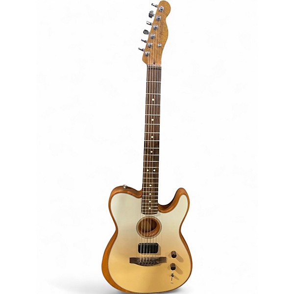 Used Fender Acoustasonic Finneas Signature 2 Color Sunburst Acoustic Electric Guitar