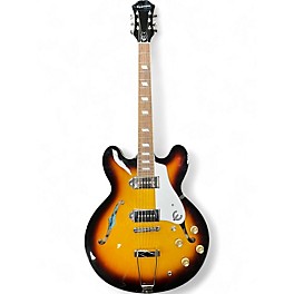 Used Epiphone Casino Vintage Sunburst Hollow Body Electric Guitar