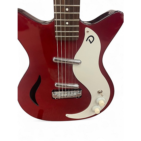Used Danelectro 59 NOS+ Metallic Red Solid Body Electric Guitar