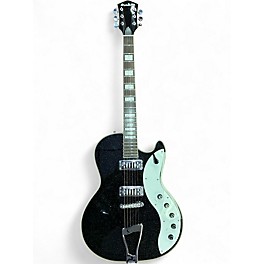 Used Airline JUPITER PRO Black Solid Body Electric Guitar