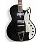 Used Airline JUPITER PRO Black Solid Body Electric Guitar