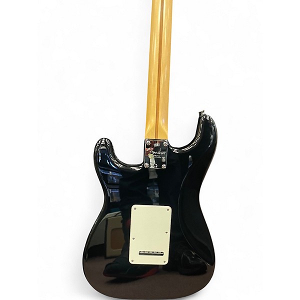 Used Fender American Standard Stratocaster Black Solid Body Electric Guitar