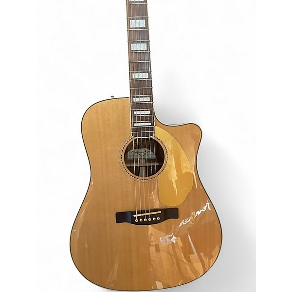 Used Fender Kingman SCE Natural Acoustic Electric Guitar