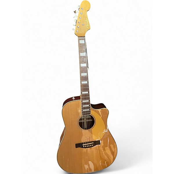 Used Fender Kingman SCE Natural Acoustic Electric Guitar