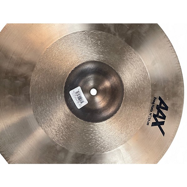 Used SABIAN 14in AAX FREQ HI HATS Cymbal