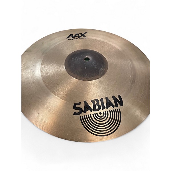 Used SABIAN 14in AAX FREQ HI HATS Cymbal