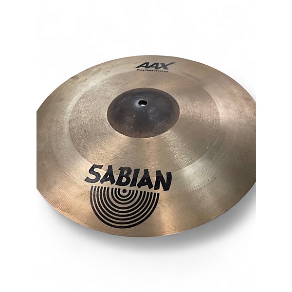 Used SABIAN 14in AAX FREQ HI HATS Cymbal