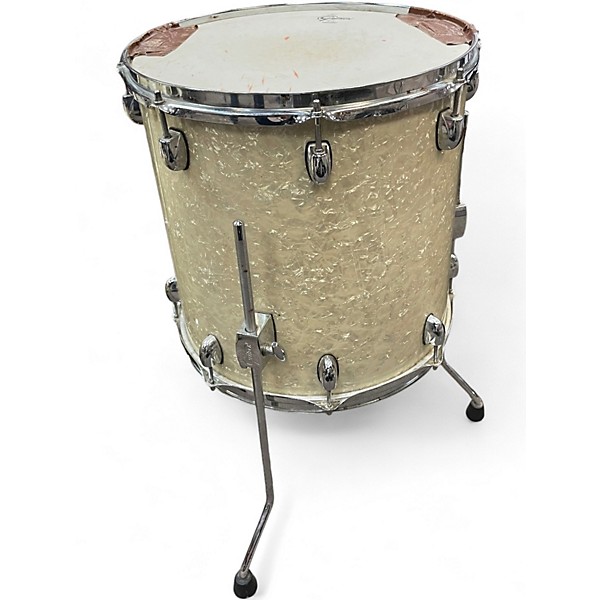 Used Gretsch Drums 4 Piece Catalina Club Series Pearl White Drum Kit