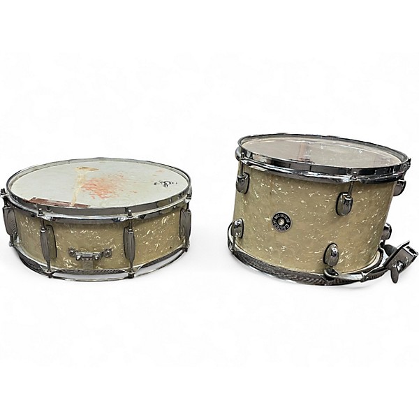 Used Gretsch Drums 4 Piece Catalina Club Series Pearl White Drum Kit