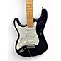 Used Fender STANDARD STRATOCASTER LEFT HANDED Blue Solid Body Electric Guitar