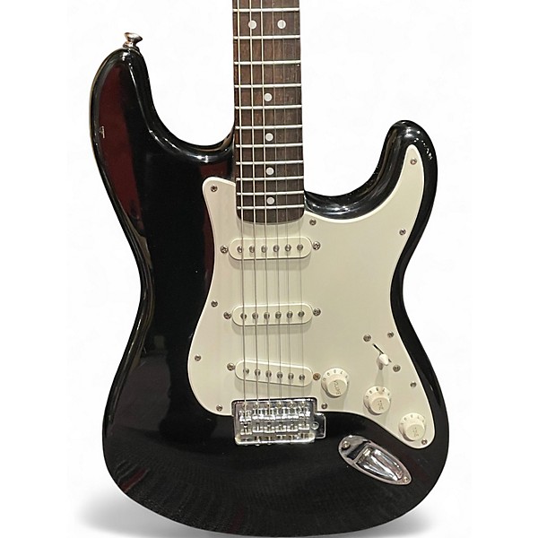 Used Squier Affinity Stratocaster Black Solid Body Electric Guitar