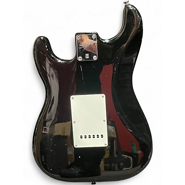 Used Squier Affinity Stratocaster Black Solid Body Electric Guitar