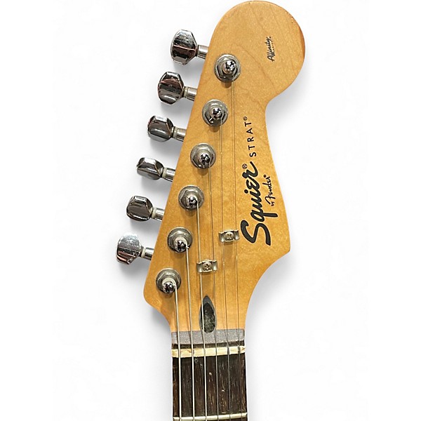Used Squier Affinity Stratocaster Black Solid Body Electric Guitar