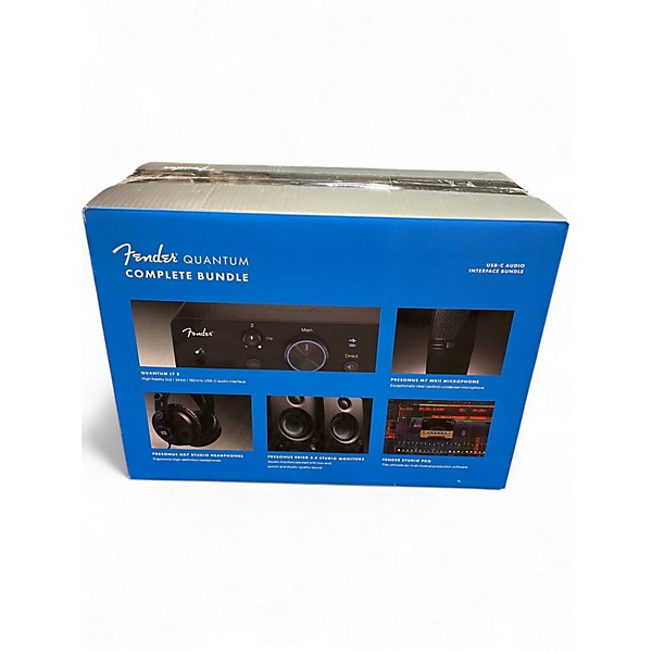 Used Fender Fender Studio Complete Recording Bundle With Quantum LT 2 Interface Audio Interface