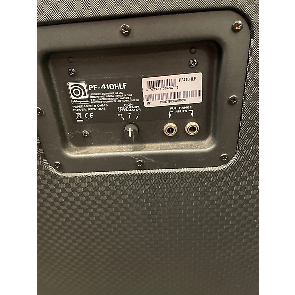 Used Ampeg PF410HLF Portaflex 4x10 800W Bass Cabinet